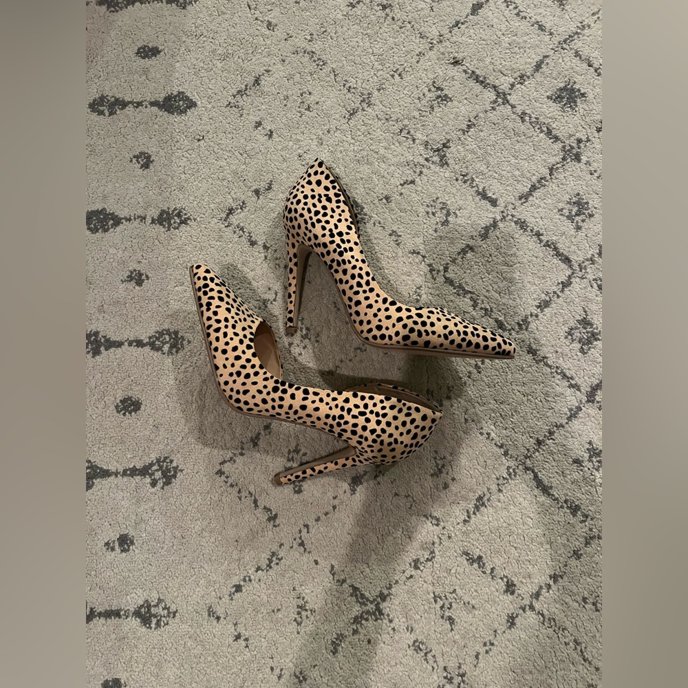 cheetah heels